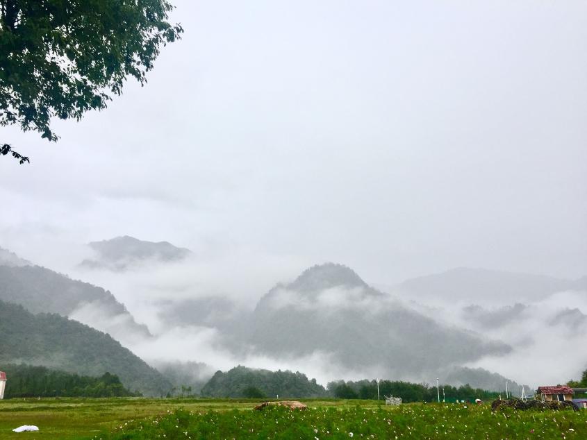 煙雨畫幕